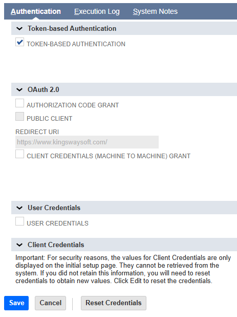Integration Setup